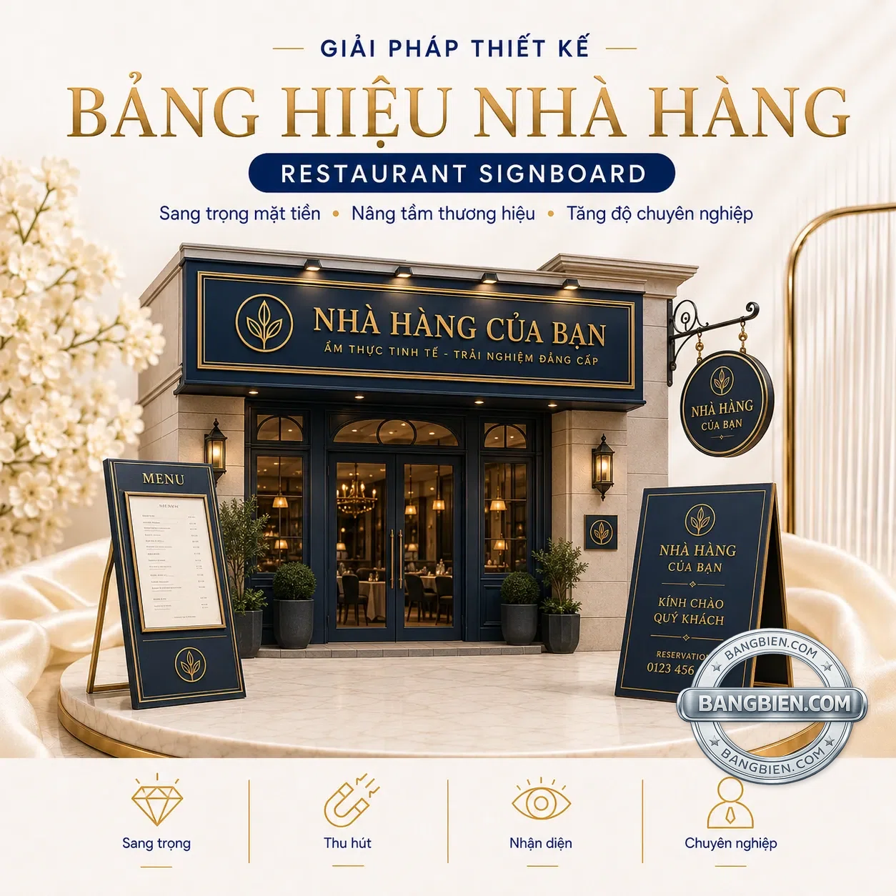 Bảng hiệu nhà hàng