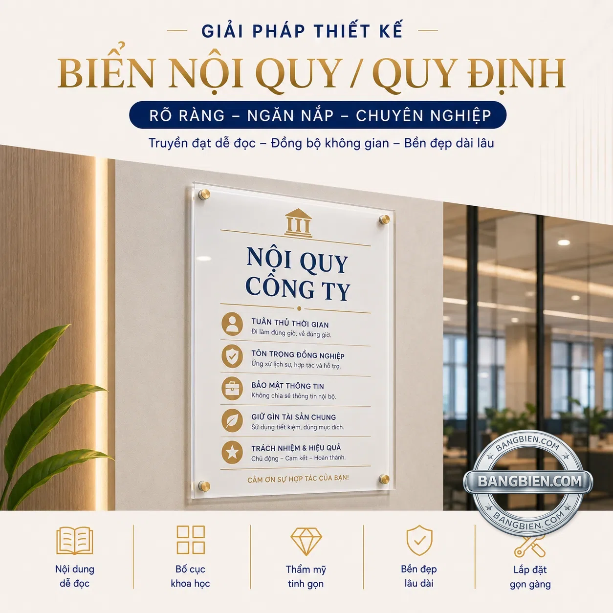 Biển nổi quy quy định