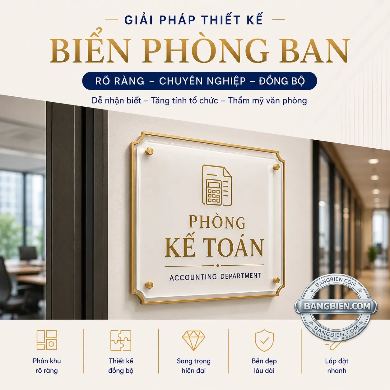 Biển phòng bàn