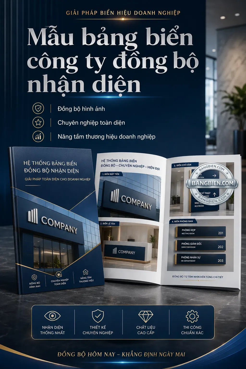 Mau Bang Bien Cong Ty Dong Bo Nhan Dien
