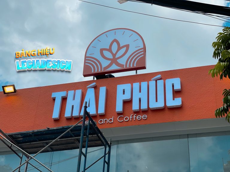 BQC041- Biển quán Thái Phúc màu cam