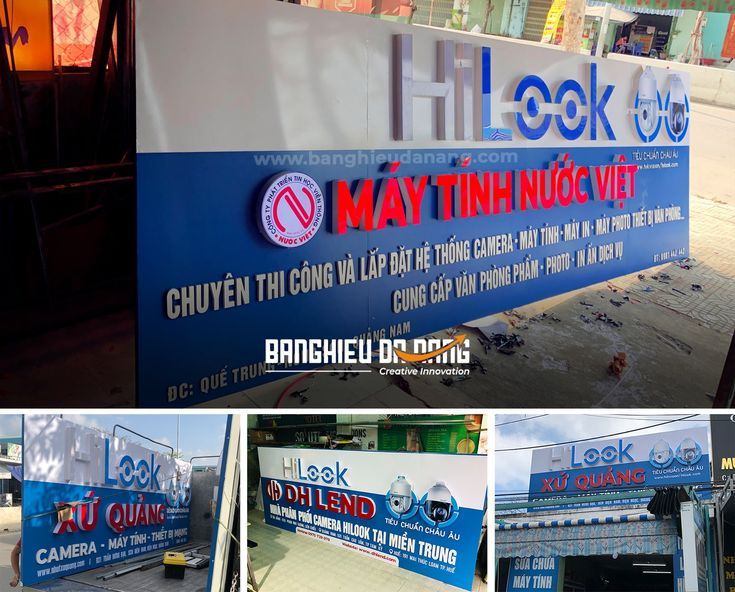 BQC056- Bộ biển cửa hàng camera HiLook