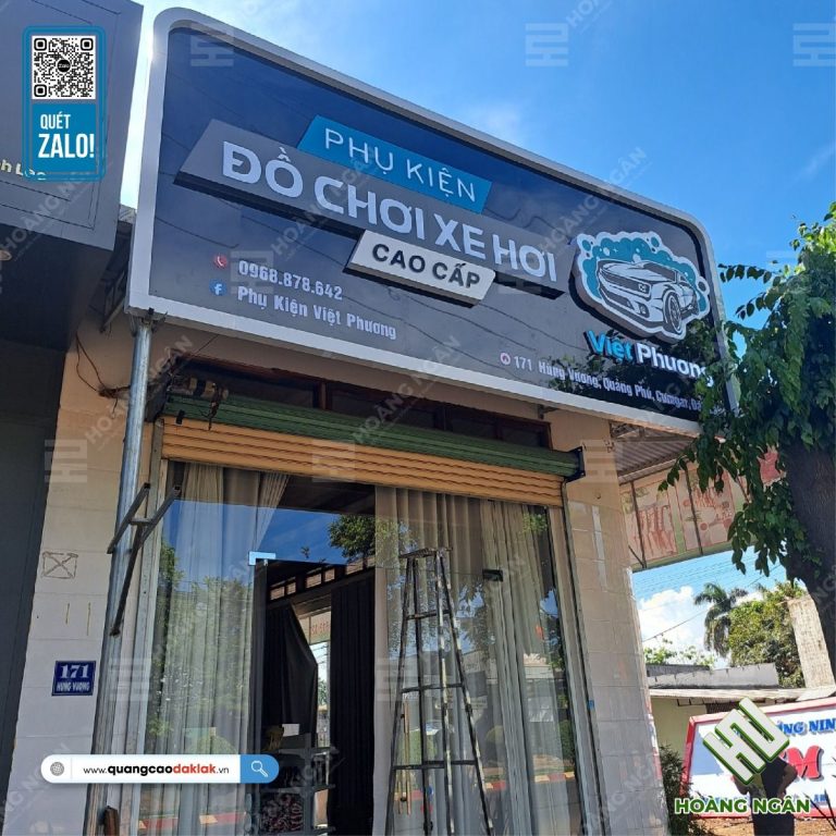 BQC069- Biển phụ kiện đồ chơi nền xanh