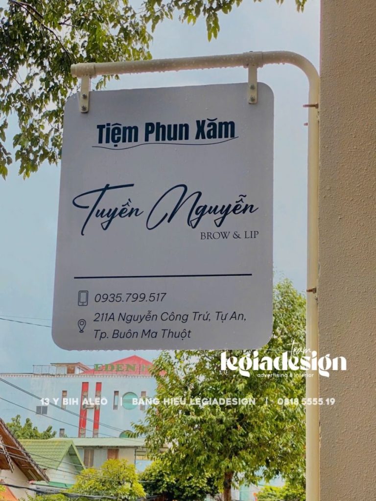 BQC086- Bảng đứng phun xăm Tuyết Nguyễn
