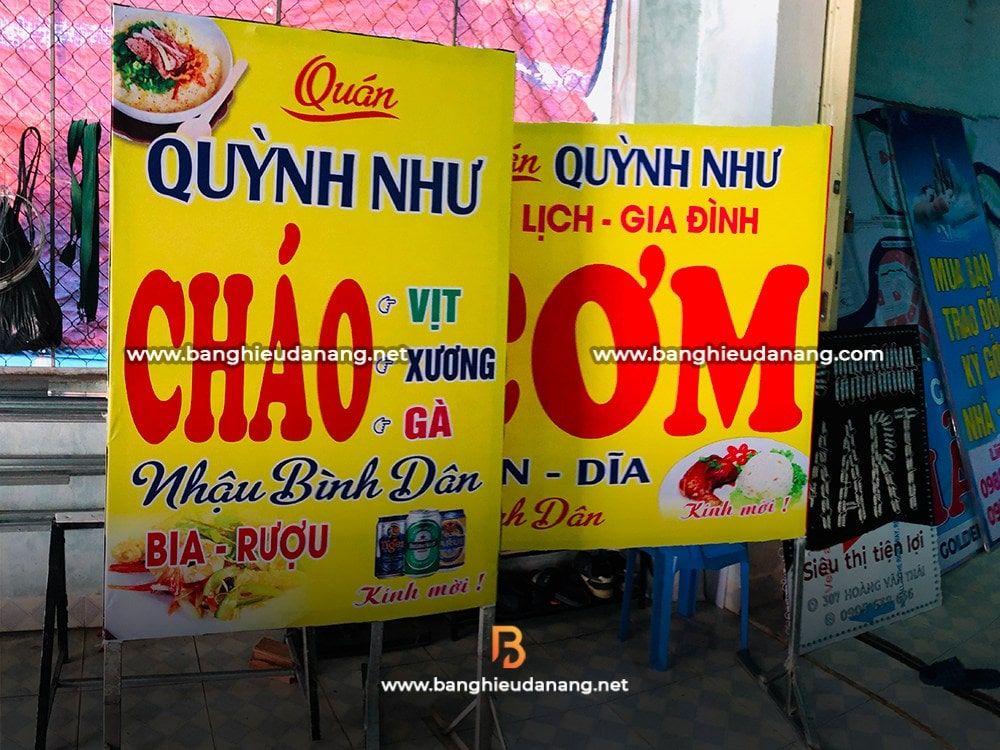 BQC089- Bộ bảng quán miến vịt Quỳnh Như