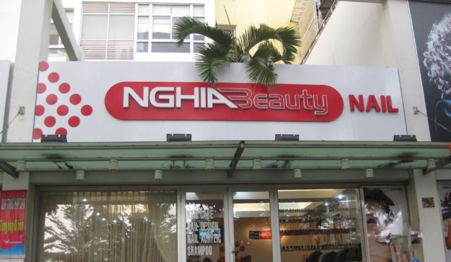 BQC131- Biển hiệu Nghĩa Beauty Nail