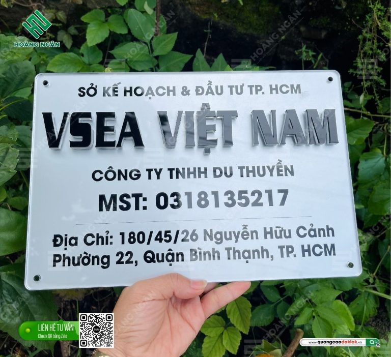 BQC141- Bảng tên công ty VSEA Việt Nam