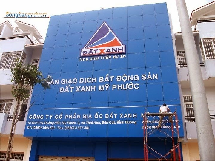 BQC146- Biển hiệu Đất Xanh Mỹ Phước
