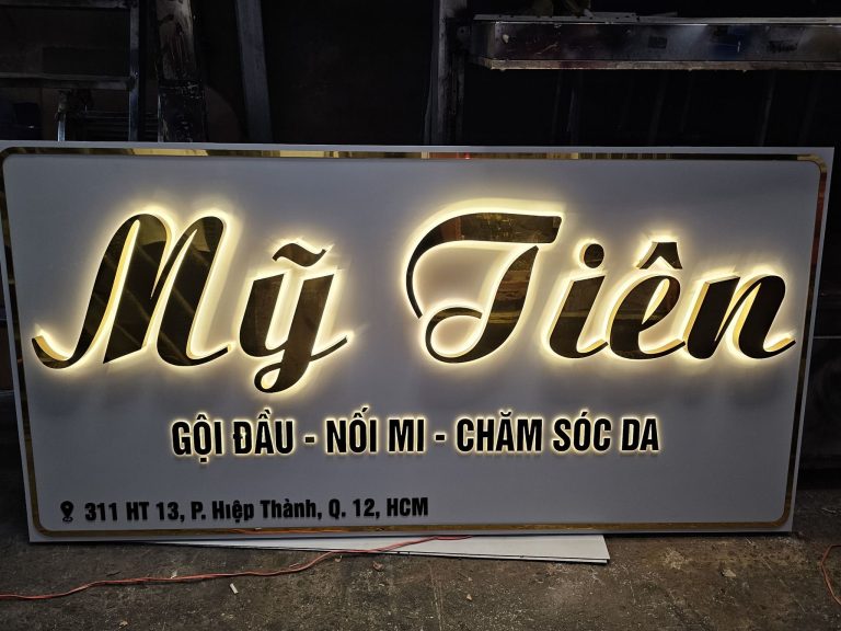 BQC153- Biển hiệu Mỹ Tiên gội đầu