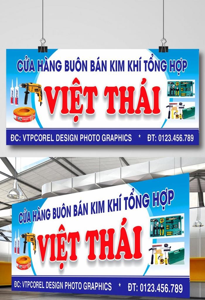 BQC203- Bộ biển hiệu cửa hàng Việt Thái