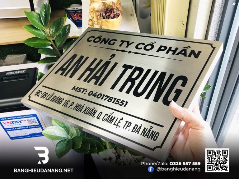 BQC208- Bảng tên công ty An Hải Trung